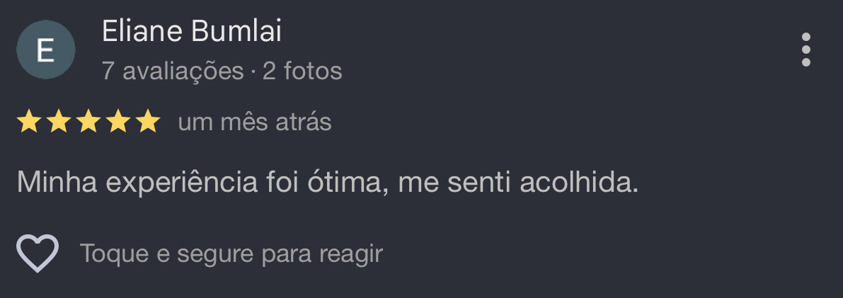 Feedback de paciente 3